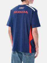 Tricou pentru fani HRC Honda cu logo albastru