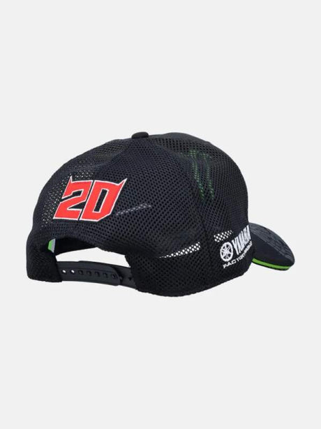 Șapcă de sponsor Fabio Quartararo - Monster Energy cu cozoroc curbat