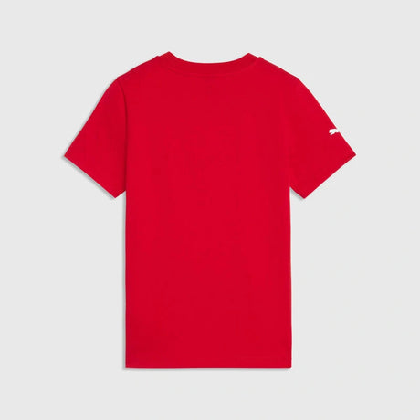 Scuderia Ferrari Kids' T-Shirt with Large Shield – Red