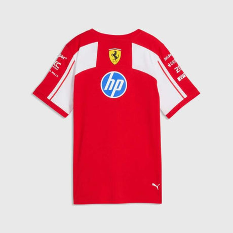 Women's Scuderia Ferrari F1 x Puma T-shirt with sponsor logos - team edition