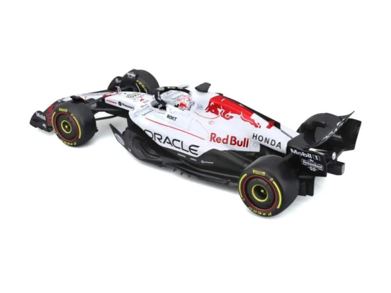 Machetă Red Bull F1 RB21 BBurago #1 Max Verstappen 2025 winner Japan GP