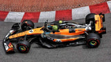 Machetă McLaren F1 MCL39 BBurago #4 Lando Norris Monaco 2025 1:43 Signature