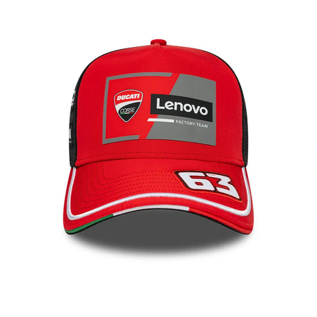 Ducati Lenovo Team Pecco Bagnaia #63 Cap 2026 – Red