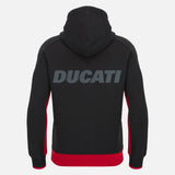 Hanorac cu fermoar Ducati x Macron cu logo – negru