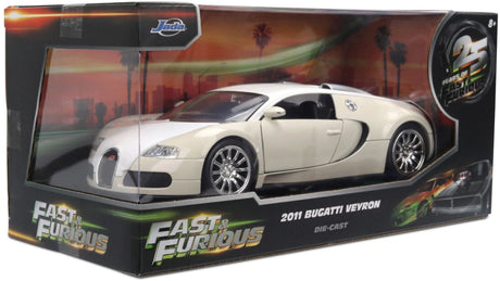 Machetă Jada Fast & Furious 2011 Bugatti Veyron 1:24