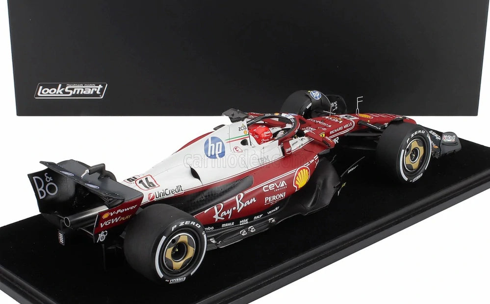 Machetă LookSmart Scuderia Ferrari SF-25 Ch. Leclerc 1:18 – Monza GP 2025