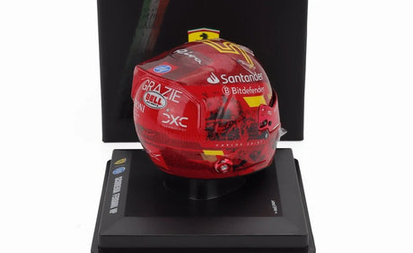 Machetă cască LookSmart Carlos Sainz 1:5 – SF Abu Dhabi 2024