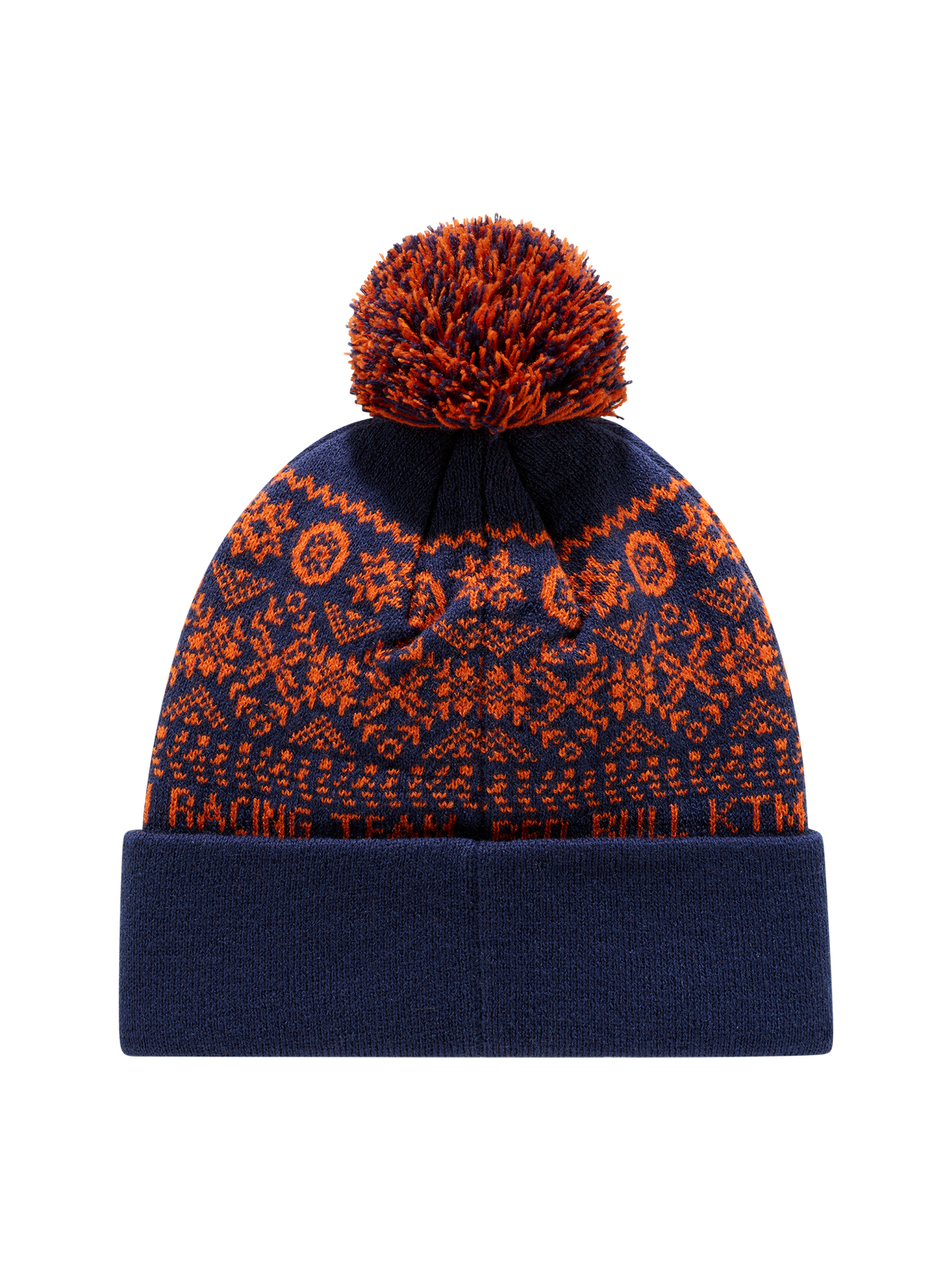 Căciulă cu pompon KTM Red Bull Racing cu logo – ediție de Crăciun