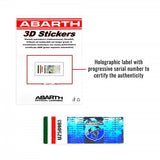 ABARTH 3D outdoor logo