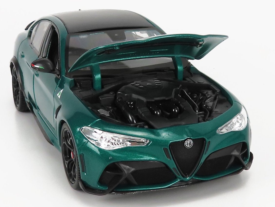 Machetă Bburago Alfa Romeo Giulia GTA verde