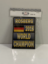 Pitboard N. Rosberg World Champion 2016