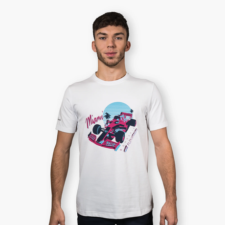 Scuderia AlphaTauri Miami GP 2022 T-Shirt – White