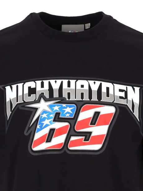 Tricou Nicky Hayden cu logo 69, negru
