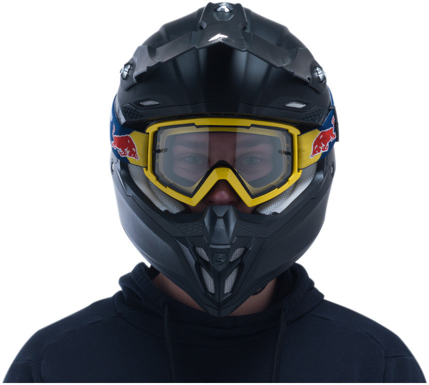 Red Bull Spect WHIP motocross goggles yellow with clear lens