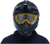 Red Bull Spect WHIP motocross goggles yellow with clear lens