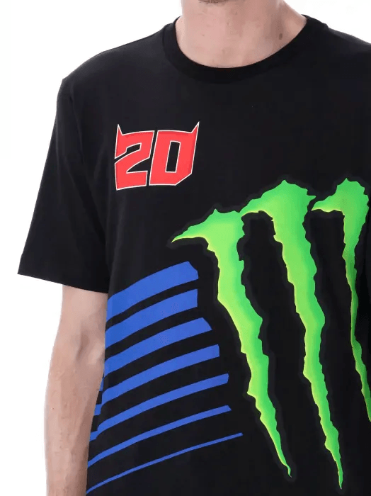 Tricou Fabio Quartararo Monster Energy Logo negru