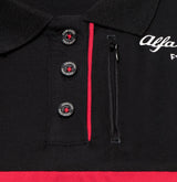 Alfa Romeo F1 Team women's team polo shirt, black