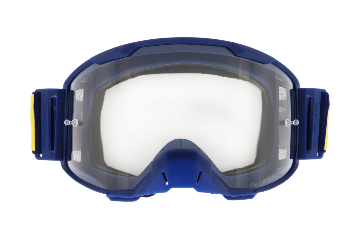 Ochelari de motocros Red Bull Spect STRIVE bleumarin cu lentilă transparentă