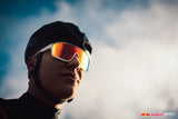 Red Bull Spect DUNDEE sunglasses white with red-yellow lens