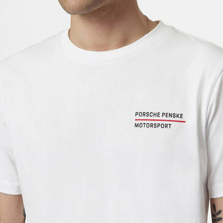 Tricou lifestyle Porsche Motorsport Penske alb