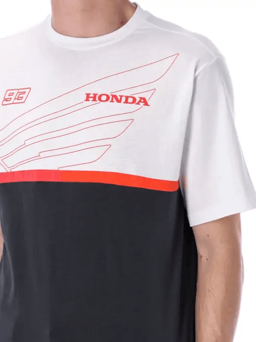 Tricou HRC Honda X Marc Marquez alb