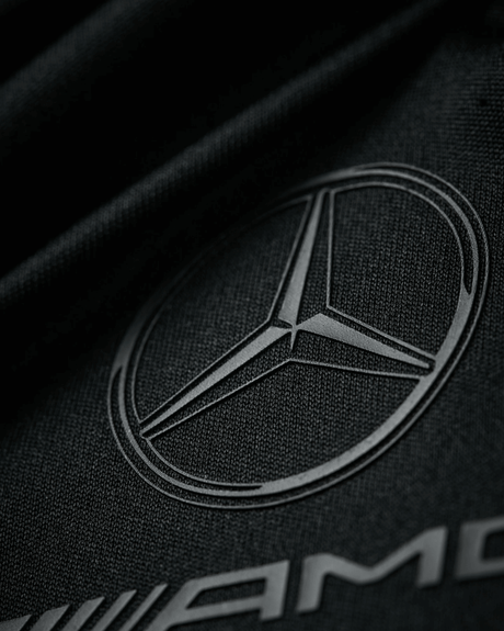 Tricou de echipă damă Mercedes AMG Petronas F1 AMG STEALTH negru