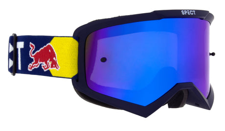 Ochelari de motocros Red Bull Spect EVAN bleumarin cu lentilă albastră