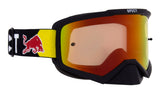 Ochelari de motocros Red Bull Spect EVAN negri cu lentilă roșu-galbenă