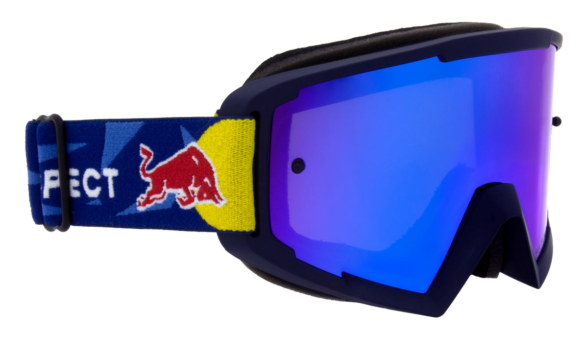 Ochelari de motocros Red Bull Spect WHIP albaștri cu lentilă albastră