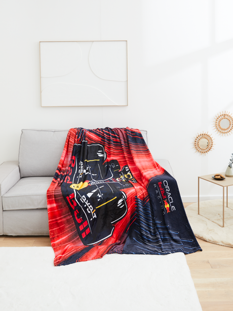 Pătură mare Oracle Red Bull Racing cu motiv Formula 1