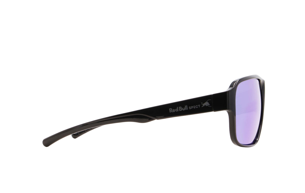 Red Bull Spect CHOP sunglasses black with green-purple lenses