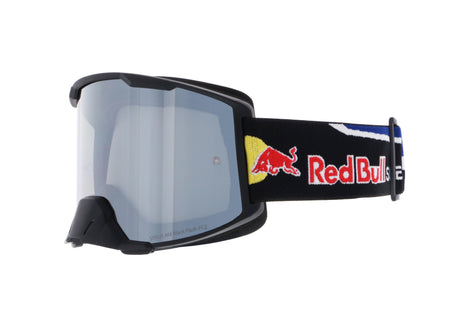 Ochelari de motocros Red Bull Spect STRIVE negri cu lentilă argintie