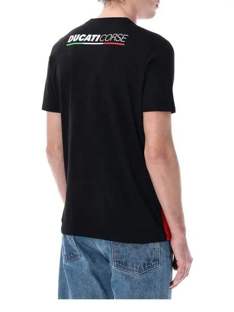 Tricou casual Ducati Corse negru cu logo