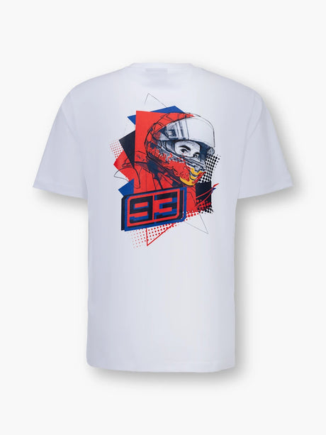 Marc Marquez 93 - tricou pentru fani Red Bull alb