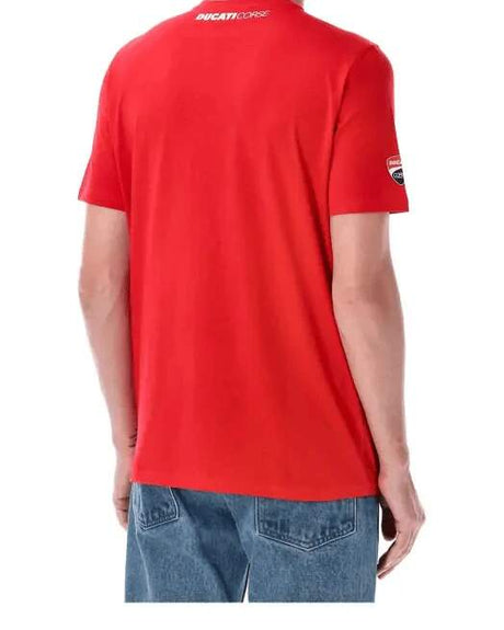 Tricou Ducati Corse cu inscripția Ducati roșu