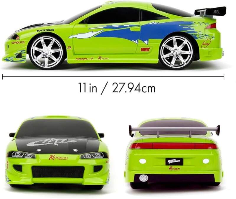 Machetă Fast & Furious Mitsubishi Eclipse cu telecomandă