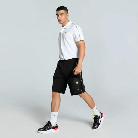Pantaloni scurți casual Scuderia Ferrari - Puma cu logo negri
