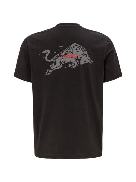 Tricou casual Red Bull Ring ECLIPSE negru cu motiv RRI