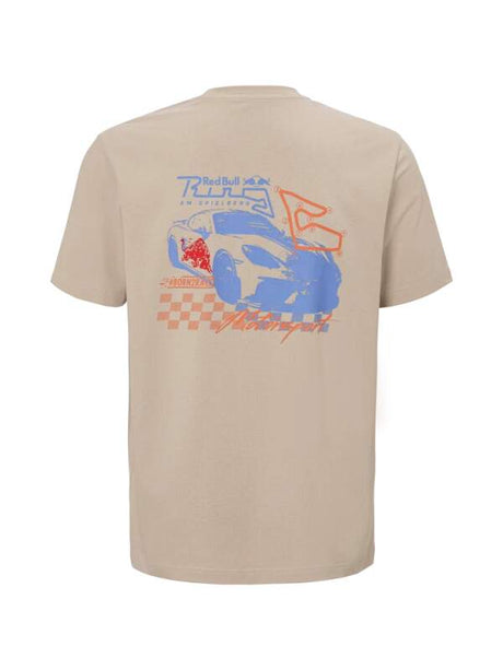 Tricou casual Red Bull Ring RACE cu motiv Porsche