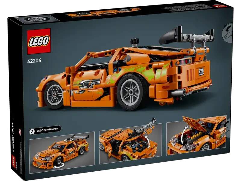 Set LEGO machetă Fast & Furious Toyota Supra MK4