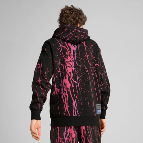 Hanorac Puma Formula 1 Splash – negru/roz