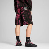 Pantaloni scurți Puma Formula 1 Splash – negru/roz