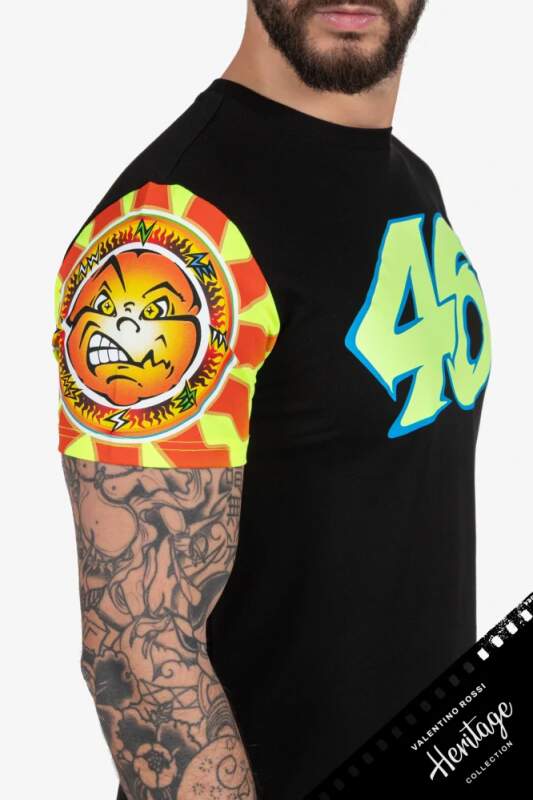Maiou de damă VR46 Valentino Rossi - Heritage negru