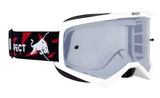 Ochelari de motocros Red Bull Spect EVAN albi cu lentile transparente