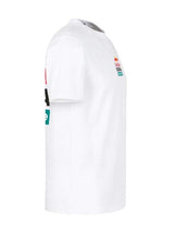 Tricou pentru fani Red Bull Bora Hansgrohe alb cu logo
