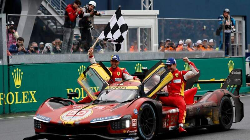 Machetă BBurago Ferrari 499P #50 Winner Le Mans 2024