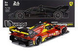 Machetă BBurago Ferrari 499P NR. 50 Winner Le Mans 2024 1:18 - ediție Deluxe