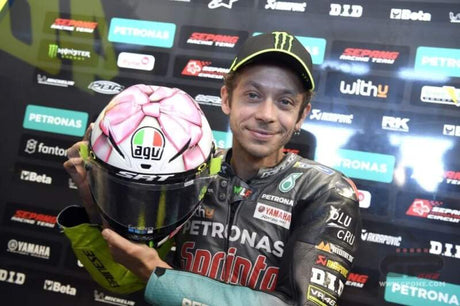 Machetă cască MotoGP Valentino Rossi Misano 2021