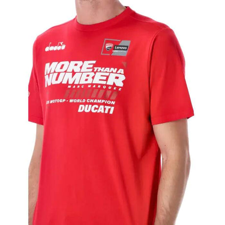 Tricou de echipă Marc Marquez - Ducati Corse - tricou de campion #1