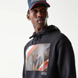 Hanorac oversized cu grafică Oracle Red Bull Racing New Era – bleumarin